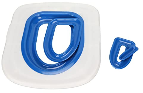 Yctze Kit d'entraînement à la Toilette pour Chat Réutilisable et Entraîneur de Toilette pour Chat avec Plateau de Support Amovible pour Toilettes Entraîneur de pour Sha, Kit d'entraînement à la