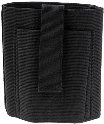 Gazechimp 1x Oculta de Tobillo Funda Accesorios Cinta de Soporte para Pierna Derecha / Izquierda Negro