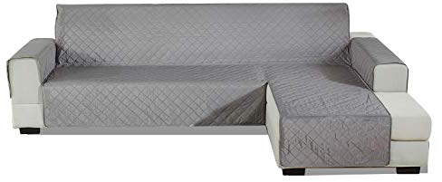 PETCUTE Sofabezug L Form gesteppter Sofabezug Sofaschutz ecksofa wasserdichte sofahusse ecksofa Chaiselongue rechts 200x270cm