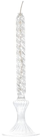 OSALADI Petroleumlampe Öllaterne Glasröhre Kerzenform Öllampen für den Innenbereich Weihnachten Neujahr Hochzeit Abendessen Ornament, Größe S