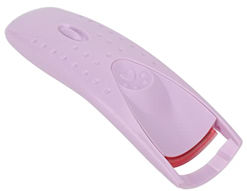Beheizte Wimpernzange Pfropfen Wimpernwerkzeuge Beheizte Wimpernzange Silikon Typ C Aufladen Langlebige Elektrische Wimpernzange für Mädchen Rosa (Lila)