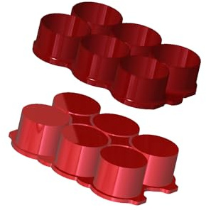 1.50 Diameter x 6 Circles Multi Cutter With Full Pusher