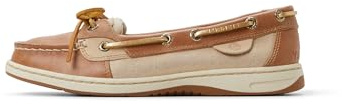 Sperry Women's Angelfish Boat Shoe, Tan Combo, 9