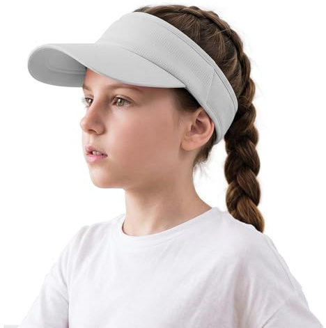 DRESHOW Solskyddsmössa för Barn för Flickor och Pojkar UV-skydd Andningsbar Elastisk Sportmössa för Tennis Golf Strand Sommar och Utomhusbruk för 3-10 År