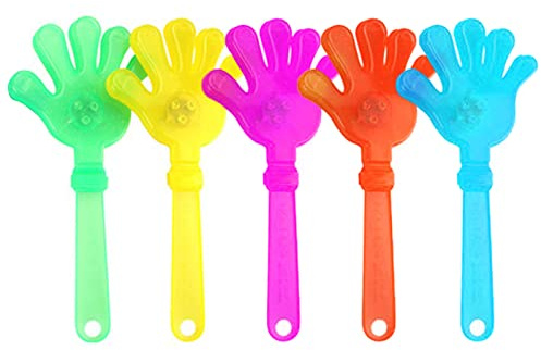 PLCPDM Random Color LED Hand Clapper Maker Light Glow Stick Party Concert Favor Clapping Hands Party Concert Toy Light Up Clapper