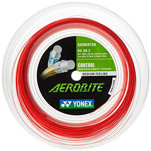 Yonex Aerobite 200M Red and White Badminton Thong