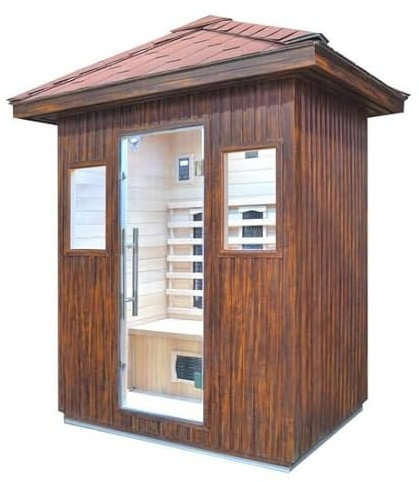 Bagno Italia Sauna infrarossi cm 153x110 con tetto adatta per installazione all’esterno cromoterapia