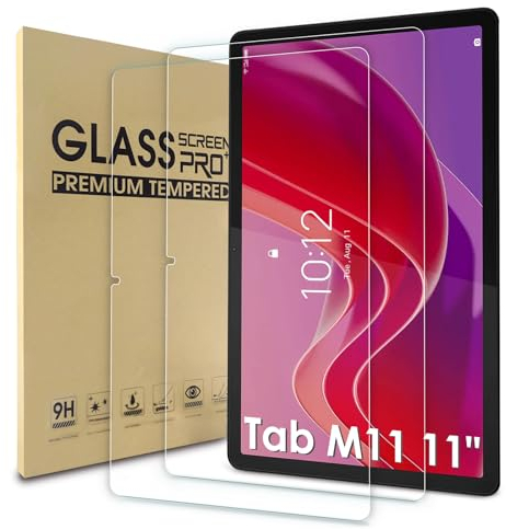 WD&CD 2 Pack Schutzfolie kompatibel mit Lenovo Tab M11 11 Zoll/Lenovo Idea Tab 2025 11, 【2.5D Tempered Glass Screen Protector】【Anti Scratch】【Bubble Free】