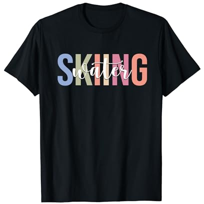 Wasserski Skifahrer Wasserski Wassersport T-Shirt