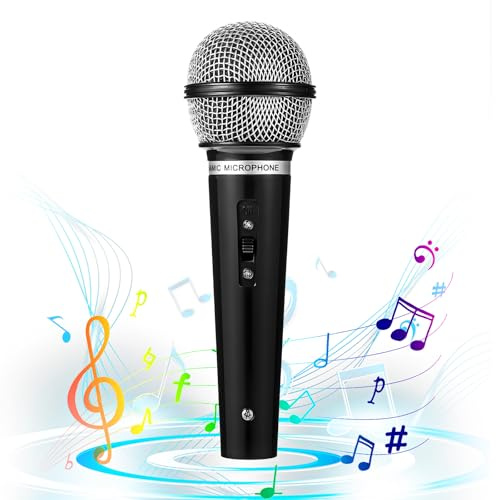 YUXIANLB Fake Microphone Prop Simulate Speech Mics 1PC Plastic Microphone Model For Karaoke Music Birthday Party Favors Classroom Stage Props Pretend Plays Or Costume Prop
