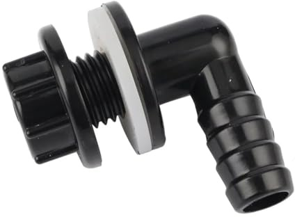 1 st 3/8 till 14 mm akvarieslang dräneringskoppling vattentank 90 graders armbågsdräneringsfog bevattningsrörstillbehör