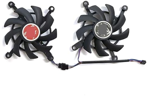 Parte de refrigeración de la computadora Ventilador GPU 85MM 4PIN Compatible con GTX 1650 1660 1660Ti RTX 2060 2060 SUPER Tomahawk Ventilador for tarjeta gráfica