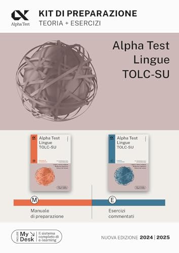 Alpha Test Lingue TOLC-SU 2026-2027. Kit di preparazione. Con piattaforma digitale e simulatore online