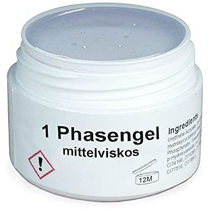GS-Nails mittelviskoses 1-Phasen-UV-Nagel-Gel für Nail-Art & Nagel-Design - 3-in-1 Haft-Gel, Aufbau-Gel, Versiegelungs-Gel - Cover-Gel (250ml)