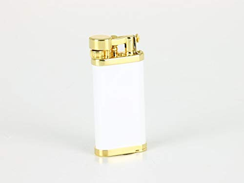 IM Corona Old Boy - Mechero para pipa, color blanco y dorado