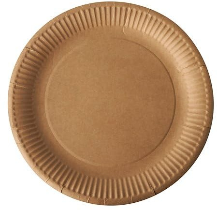 PAPSTAR 100 Pappteller braun 23 cm Pure aus nachhaltiger Forstwirtschaft Nachhaltigkeit