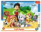 Trefl, Puzzle, Rahmenpuzzle mit Unterlage, 25 Teile, Paw Patrol auf der Rennstrecke, für Kinder ab 4 Jahren