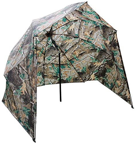 Ultimate 50'' Storm Brolly Camo (inkl. Heringe und Spannstangen) | Brolly