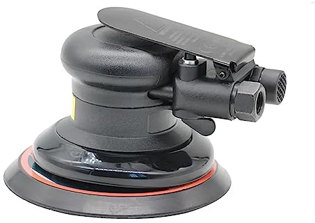 iDili 5 Inch 125MM Pneumatic Eccentric Sanding Polishing Machine Car Waxing Sandpaper Die Air Grinder Polisher 10000RPM 170L/MIN