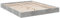vidaXL Bettgestell Betongrau 160x200 cm Holzwerkstoff