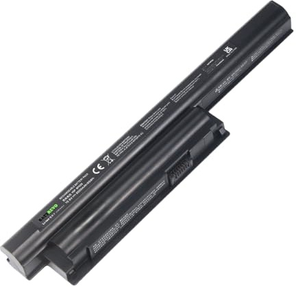 BATTREVO Batterie d'ordinateur Portable 65Wh/6000mAh VGP-BPS26 VGP-BPL26 VGP-BPS26A VGP-BPS26S pour Sony Vaio SVE151J11M SVE151J13M PCG-71811M PCG-71911M PCG-91211M PCG-61714M PCG-61813L PCG-71614M