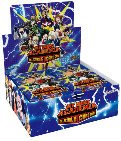 Jasco My Hero Academia Sammelkartenspiel, Booster Wave 1 Display, Kartenspiel, ab 14 Jahren, für 2 Spieler, 45 Minuten Spieldauer