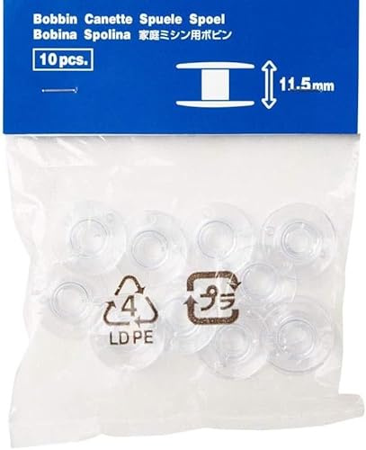 HONEYSEW Brother Sewing Machine bobbins 11.5mm x 10 BOBBINS SFB (XA5539-151)