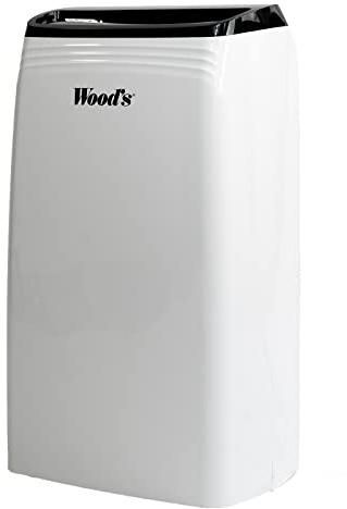 WOOD'S MDK26 Air Dehumidifier with Drainage Hose, 25L Large Capacity De-Humidifier for Home, Ideal for Removing Damp, Mould, Moisture & Condensation, Great for Laundry Drying, Low Energy Plug-In Unit
