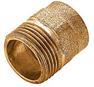 Raccordo Manicotto Dritto Bronzo 1 X 28 A Saldare Maschio Frabo