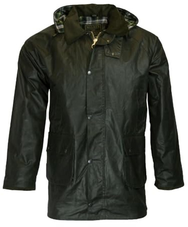Walker and Hawkes - Chaqueta Cazadora furtiva Cupra Wax para Hombre - Verde Oliva - M
