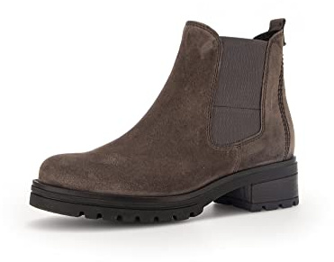 Gabor Mujer Botines, señora Botas Chelsea,plantilla desmontable,bota de deslizamiento,botas,medias botas,botín,Marrón (braun) / 30,38 EU / 5 UK