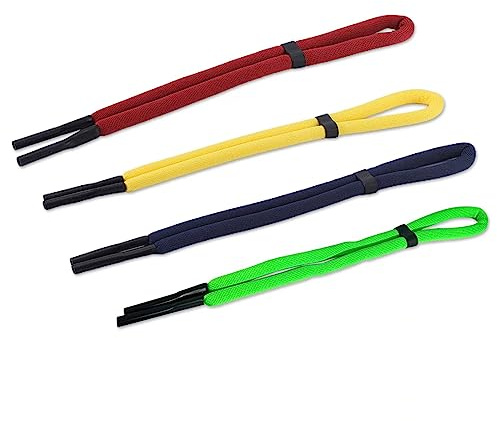 TSHAOUN 4 Piezas Correa Flotante para Gafas,Ajustable Correa para Gafas de Sol Anti-Pérdida Correas,cordones para gafas deportivas,para Gafas para Deportes Acuáticos Navegación Kayak Surf (4 colores)
