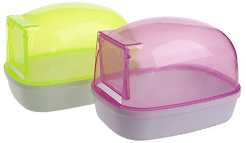 Vdaxvme Niedliches Zwerghamster Badezimmer Chinchilla Saunaraum Kunststoff Sandbadehaus Für Frettchen Igel Eichhörnchen Kleintiere