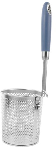 Alipis Passoire Égouttoirs Nouilles Cuillère Fonctionnelle Trous Polyvalents Écumoire Passoire Argentée Égouttoir Pâtes Spaghetti Séchage Poignée Filtre Paniers Ustensiles De