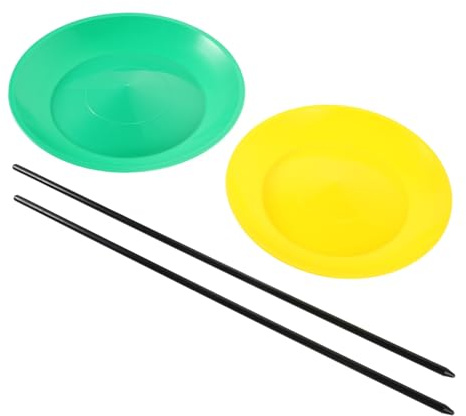 HEALSOPTHY Jonglierset 2 Stück aus Kunststoff mit Elegantem Design Vielseitig Einsetzbar für Zirkusvorführungen und Jonglieranfänger Praktisches für Professionelle Jongleure