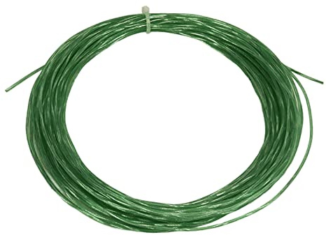 Srliya Corda per Racchette da Tennis in Nylon Ad Alta elasticità con Filo di Titanio, Corda di Ricambio Resistente Agli Urti per lo Sport (Verde)