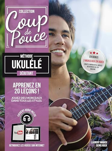 Roux Denis Debutant Ukulele Uke Book/Cd French