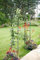 Garden Mile Heavy Duty Garden Arbour Steel Frame Garden Arch - Large, Strong Weather Resistant Metal Climbing Plants Indoor Outdoor Support Arches for Roses, Climbers, Vegetables, Archway Decor (2.4M)