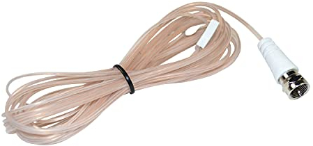 HQRP FM-Antenne, F-Typ-Anschluss, kompatibel mit Tivoli Model One, Modell 10, Modell 2, Music System BT