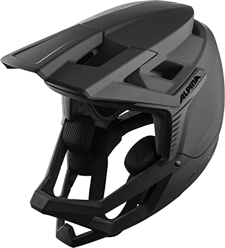 Alpina Unisex - Erwachsene, ROCA Fahrradhelm, Black matt, 54-55 cm