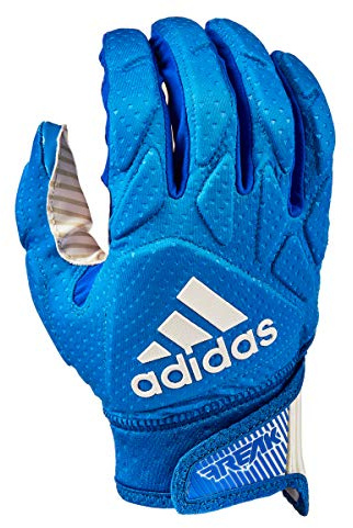 adidas Freak 5.0 Gepolsterter Fußball-Empfänger-Handschuh, Königsblau/Weiß, Größe M