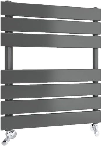 Radbliss Radiateur de salle de bain Radiateur 650 x 500 mm (H x l) - Anthracite - Panneau plat - Chauffage central RAD