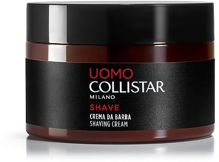 Collistar Uomo Crema Da Barba, Adatto a Pelli Sensibili, Idratante e Lenitivo, Texture Soffice e Scorrevole, Con Estratto di Avena, 200ml