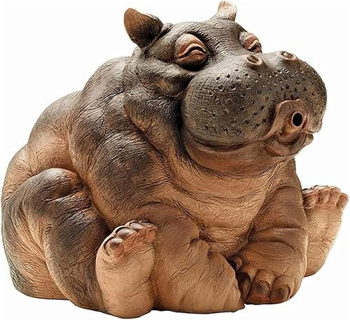 ShanGaiLi Statuette d'animal de jardin en résine pour bassin de piscine