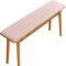 Sitzauflage Für Bank Outdoor Innen, Bankauflage Bankkissen Stuhlkissen, Waschbar Abnehmbarem Sitzpolster Gartenstuhl, Sitzauflage Bank Für Garten Terrasse Schaukel Bürostuhl,Rosa,30*150cm