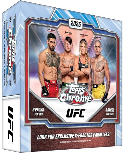 2025 Topps Chrome UFC - Factory Sealed - Mega Box