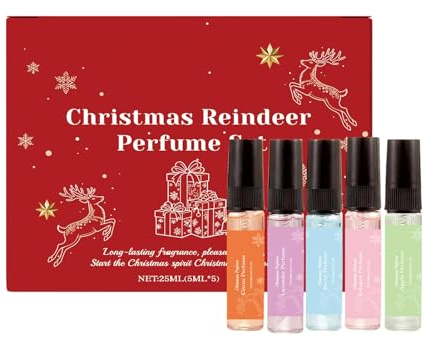 Set Regalo Profumo Di Natale, Lunga Durata, 1 Set, Fragranza Nebulizzata, Profumo Di Renna Di Natale, Formula Non Grassa, Per Uomo Bagno Quotidiano Lavoro Capelli Pelle Spiaggia Incontri Feste