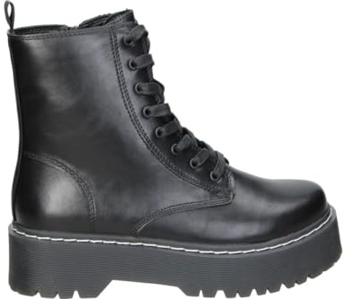 Skydiva Botines Militares On Fleek para Mujer – Botines con Plataforma en Color con Cordones y Cremallera – Plataforma Media – 39 EU