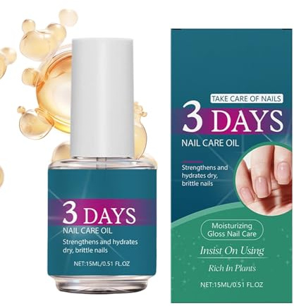 3 Days Nail Care Serums, 15ml Nail Care Liquid, Portable Non-sticky Fast Absorption, Nourishing Fingernail Liquid, For Traveling Business Trip Home School Friend