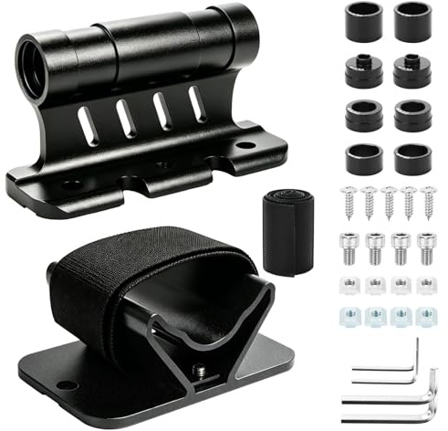 Horquilla delantera para bicicleta, 1 soporte para horquilla y 1 soporte para rueda trasera, bloque de montaje versátil para montaje de horquilla de bicicleta de 5/12/15 x 100 mm, 15 x 110 mm para